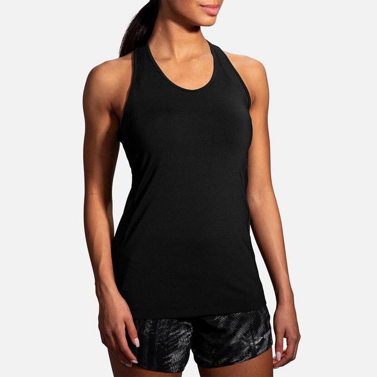 Brooks Women's PICK-UP Running Tank Top - Grey - Canada (OEWJQ-9743)